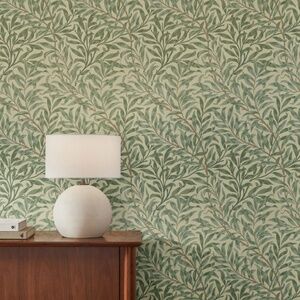 Black Friday 2 Rolls Morris & Co Willow Boughs Wallpaper Green Botanical Print